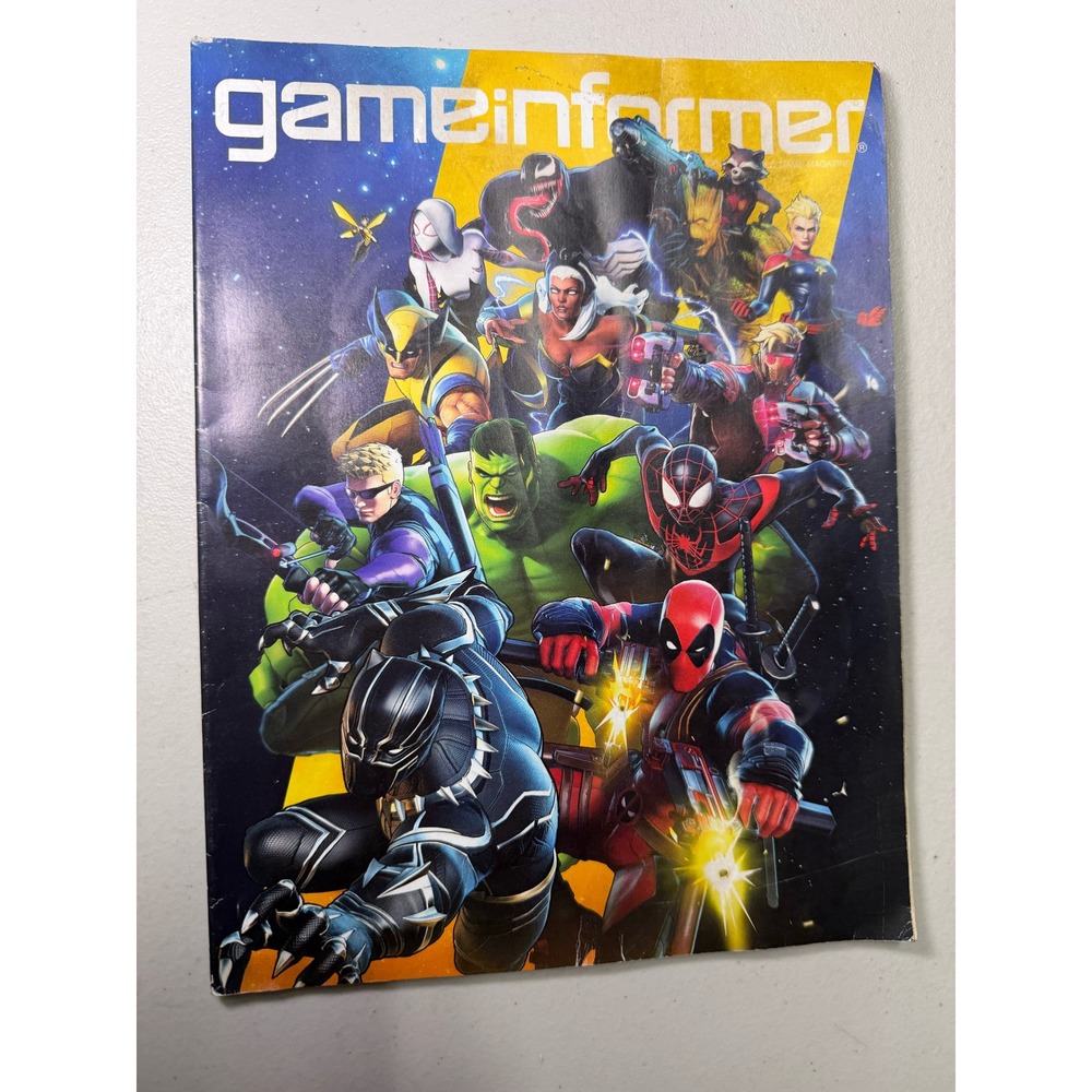 Game Informer Magazine Marvel Ultimate Alliance 3 Cover Black‎ Panther Deadpool